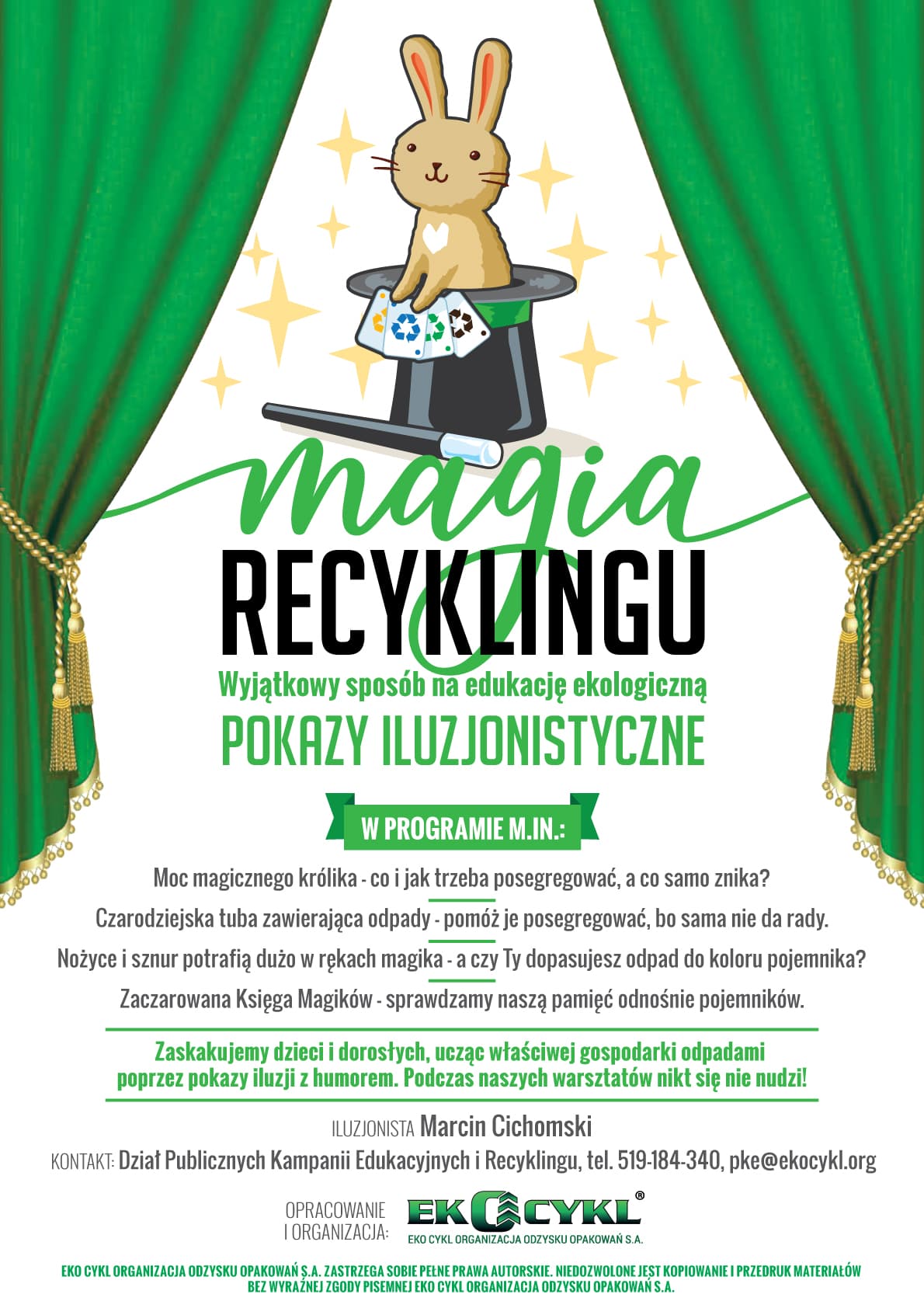 Pokaz eko-iluzji „Magia recyklingu”